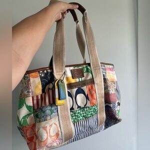 Coach Patchwork multicolor bag